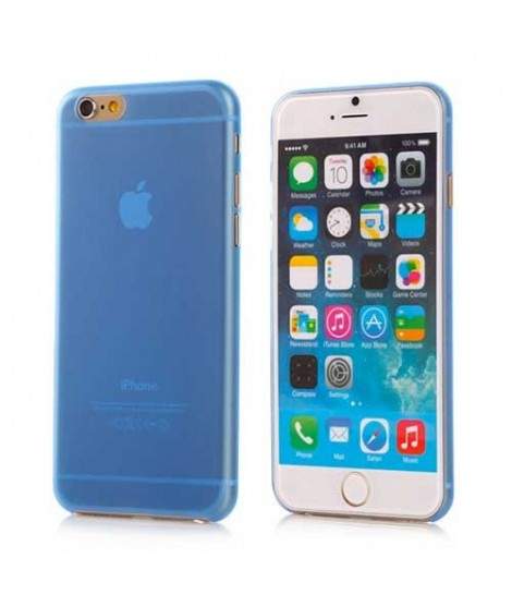 Coque CRYSTAL transparente bleue pour iPhone 7