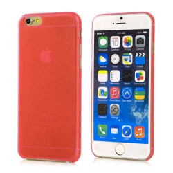 Coque CRYSTAL transparente rouge pour iPhone 7