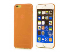 Coque CRYSTAL transparente orange pour iPhone 7