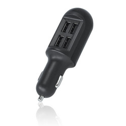 Chargeur 4 USB 12 volts allume cigare pour téléphones, tablettes ou lecteurs MP3