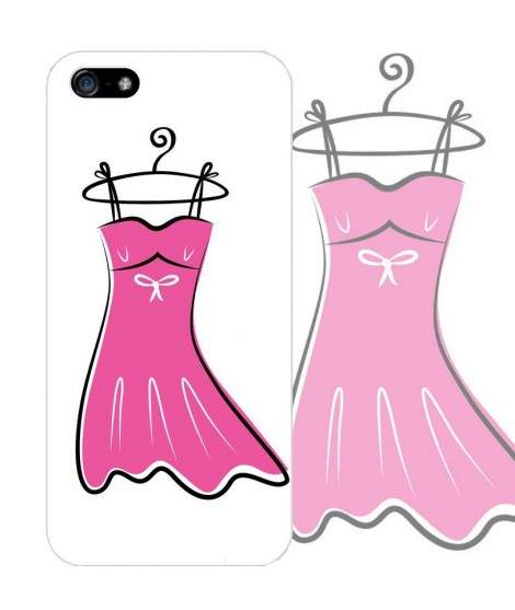 Coque ROBE ROSE pour iPhone 7