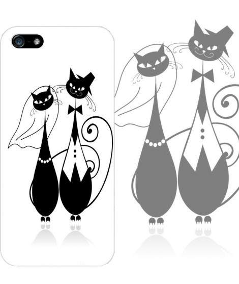 Coque PAIR OF CATS pour iPhone 7