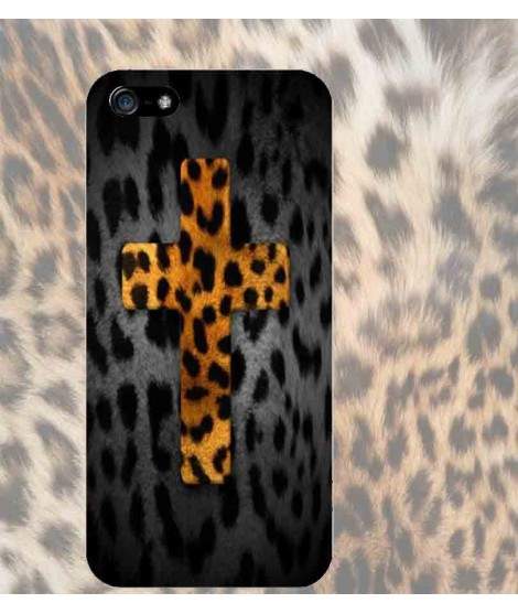 Coque CROIX LEOPARD 1 pour Iphone 7