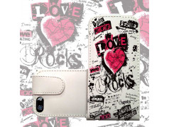 ETUI CUIR LOVE ROCKS POUR IPHONE 7