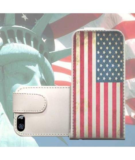 ETUI CUIR USA POUR IPHONE 7