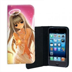 ETUI CUIR FEE MANGA POUR IPHONE 7