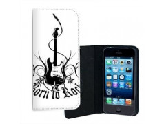 ETUI CUIR Born to rock POUR IPHONE 7