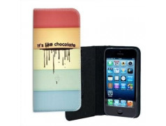 ETUI CUIR CHOCOLATE POUR IPHONE 7