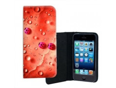 ETUI CUIR COCCINNELLE ROSE POUR IPHONE 7