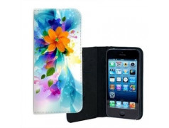 ETUI CUIR FLEURS 3 POUR IPHONE 7