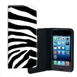 ETUI CUIR ZEBRE POUR IPHONE 7