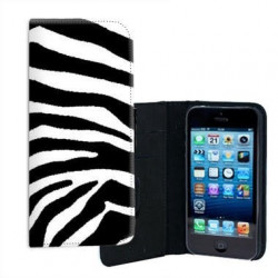 ETUI CUIR ZEBRE POUR IPHONE 7