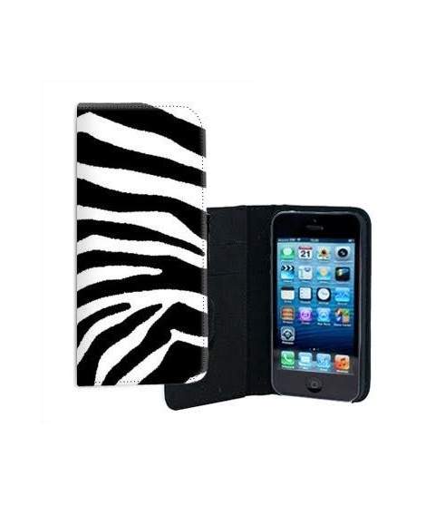 ETUI CUIR ZEBRE POUR IPHONE 7