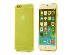 Coque CRYSTAL transparente jaune pour iPhone 7 Plus