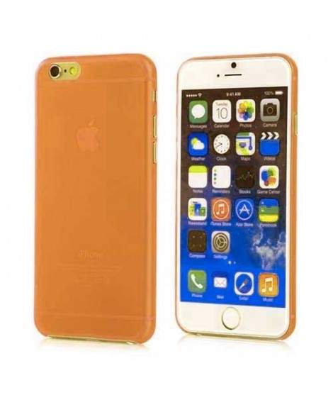 Coque CRYSTAL transparente orange pour iPhone 7 Plus