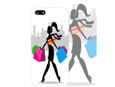 Coque COLORFUL SHOPPING pour Iphone 7 plus