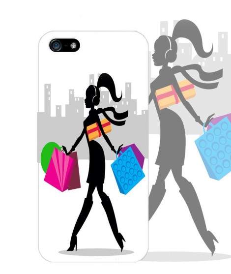 Coque COLORFUL SHOPPING pour Iphone 7 plus