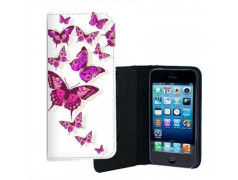 ETUI CUIR VOL DE PAPILLON POUR IPHONE 7