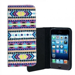 ETUI CUIR AZTEUE 1 POUR IPHONE 7+