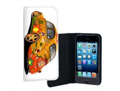 ETUI CUIR FLOWER COCCINNELLE POUR IPHONE 7+