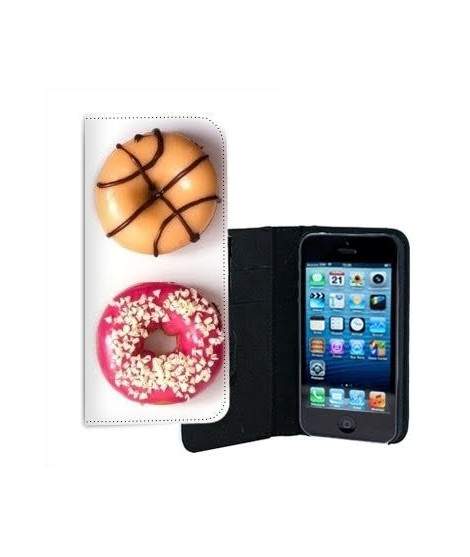 ETUI CUIR DONUTS POUR IPHONE 7 +