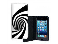 ETUI CUIR SPIRALE POUR IPHONE 5/5S