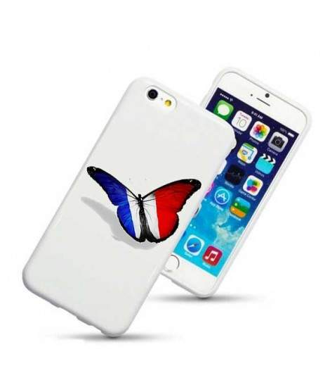 Coque PAPILLON FRANCAIS pour Iphone 7