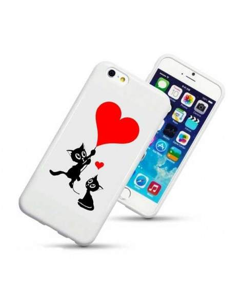 Coque LOVE CAT pour iPhone 7 plus