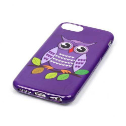 Coque HIBOU MAUVE pour iPhone 7