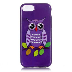 Coque HIBOU MAUVE pour iPhone 7