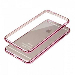 Coque CRYSTAL DELUXE ROSE souple pour iPhone 7