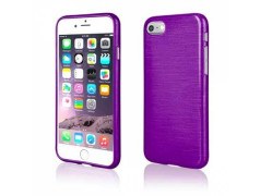 Coque effet METALLIC mauve pour iPhone 7