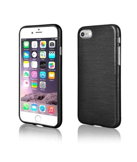 Coque effet METALLIC noire pour iPhone 7