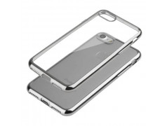 Coque CRYSTAL DELUXE ARGENT souple pour iPhone 6+ et 6+S