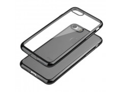 Coque CRYSTAL DELUXE noire souple pour iPhone 6+ et 6+S