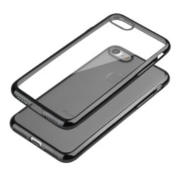 Coque CRYSTAL DELUXE noire souple pour iPhone 6+ et 6+S