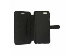 Etui portefeuille originale STARCLIPPERS en cuir noir pour iPhone 7