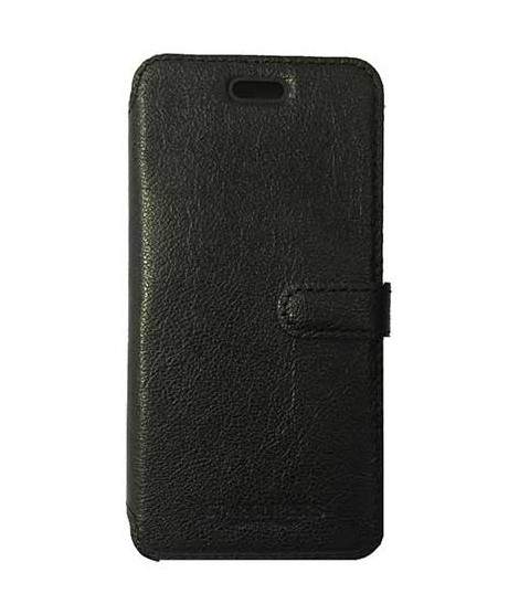 Etui portefeuille originale STARCLIPPERS en cuir noir pour iPhone 7