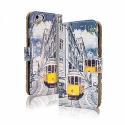 Etui cuir portefeuille LISBON pour iPhone 6 et 6S