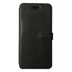 Etui portefeuille originale STARCLIPPERS en cuir noir pour iPhone 7 plus