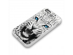 Coque Gel BLUE LEOPARD pour iPhone