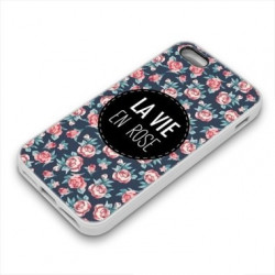 Coque Gel LA VIE EN ROSE 2 pour iPhone