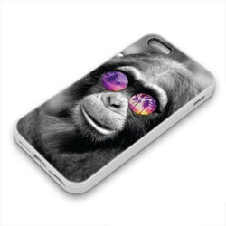 Coque Gel MONKEY GLASS pour iPhone