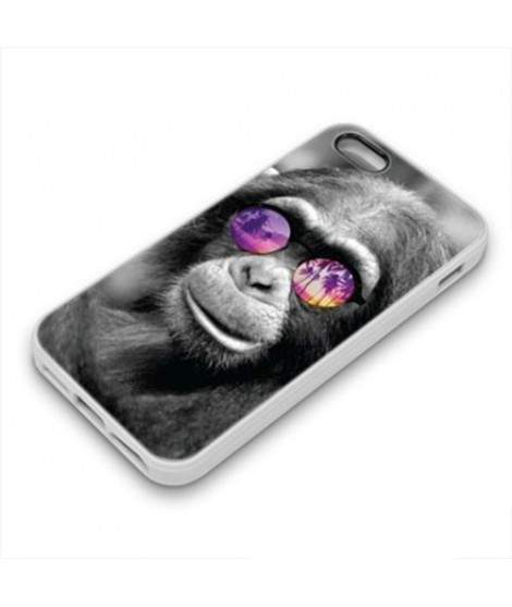 Coque Gel MONKEY GLASS pour iPhone