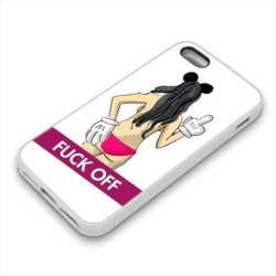 Coque Gel FUCK OFF pour iPhone