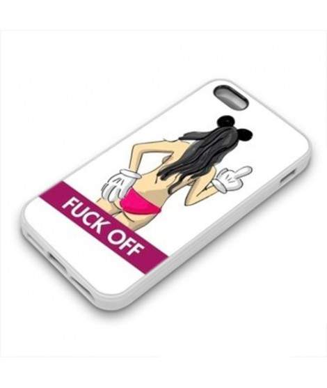 Coque Gel FUCK OFF pour iPhone