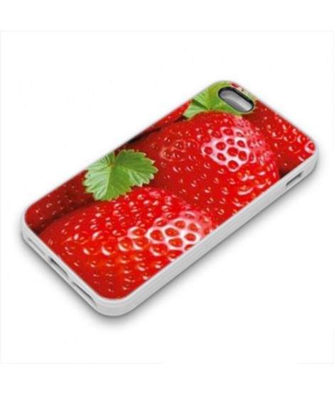 Coque Gel FRAISES pour iPhone