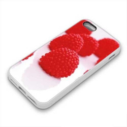 Coque Gel FRAMBOISES pour iPhone