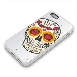 Coque Gel DEATH FLOWERS pour iPhone