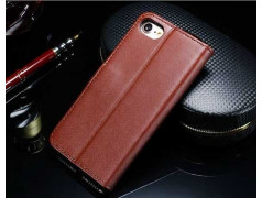 Etui cuir marron portefeuille pour iPhone 7Etui cuir marron portefeuille pour iPhone 7